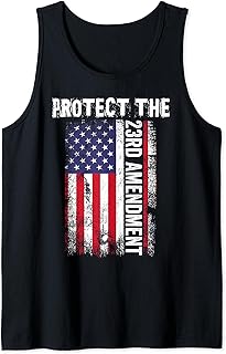 Protect the 23rd Amendment Constitution US Flag Tank Top