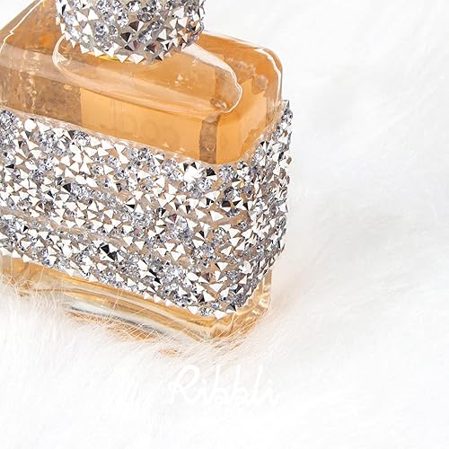 Miniatura 2 de Ribbli Cinta de diamantes de imitación autoadhesiva de resina, para manualidades, calcomanías de diamantes para manualidades, cinta plateada para