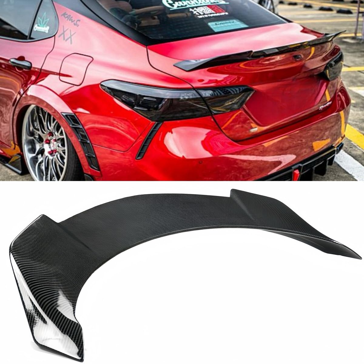 Amazon.com: Oasiland Rear Spoiler Compatible with 2018-2024 Toyota