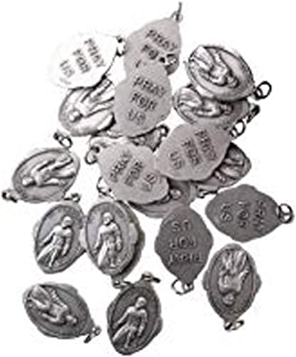 Medalla a Granel Lote de 20 Colgante de Santo de Metal (San Peregrino), Metal