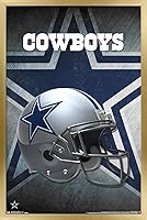 Vista 14 de Trends International NFL Dallas Cowboys - Póster de pared de casco 16, 22.375" x 34", paquete de póster y soporte