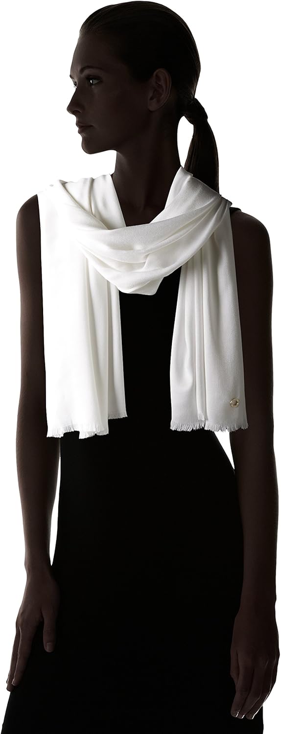 Calvin Klein womens Solid Lightweight Pashmina - Image 3