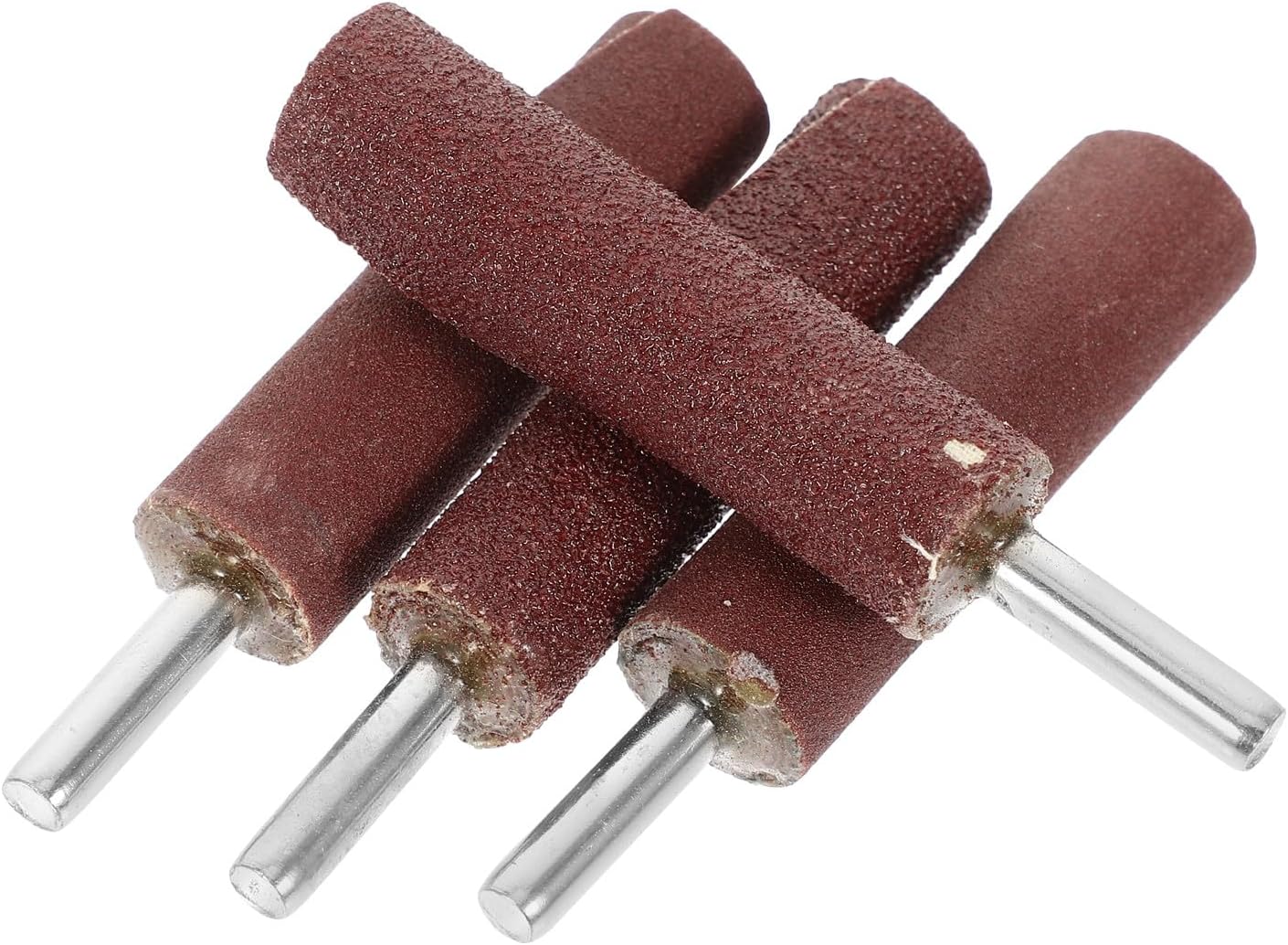4pcs Large Flap Wheel Sanding Bits with 6mm Shank, Abrasive Flap Sander Discs for Die Grinder, Polishing and Grinding Accessories Suitable for Power Drills and Woodworking