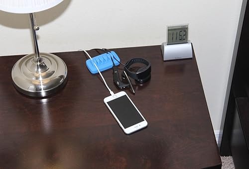 Miniatura 4 de El organizador de cables más pesado del mercado. Soporte de cable de escritorio compacto y pesado y organizador de cables, silicona ecológica, sin