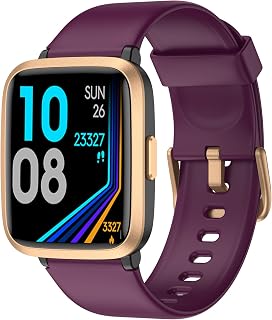 Fitness Tracker, Fitness Watch with Blood Oxygen, Blood Pressure & Heart Rate Monitor, Steps Calories Counter, Sleep Monitor, Pedometer 50 Meters Waterproof, Smart Watch for Android iPhones