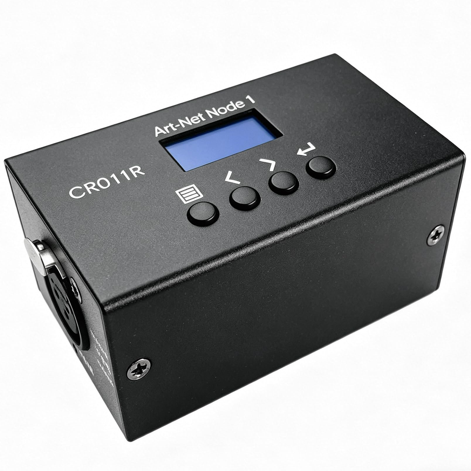 CR011R 1-Universe Bidirektionaler Art-Net DMX Konverter – Ethernet zu DMX512 Interface mit OLED Display, Type-C Stromversorgung für Lichtsteuerung, Simulation & LED-Streifen-Anwendungen