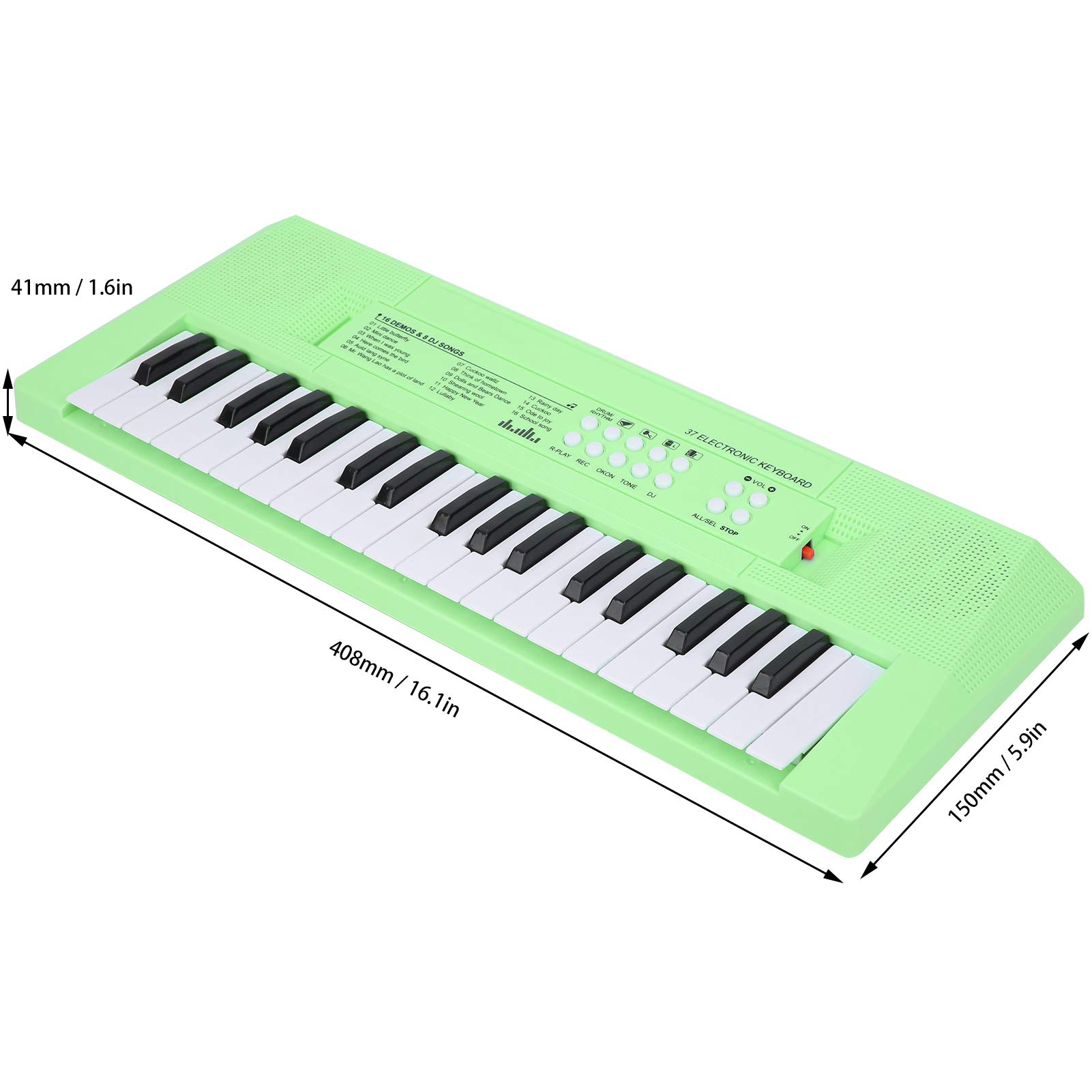 Amazon.com: BF‑3738 Musical Keyboard, 2 Tones 16 Songs 4