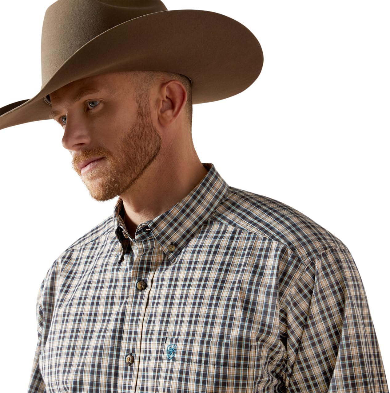 ARIAT Men Pro Series Tex Classic Fit Shirt Black - Image 3