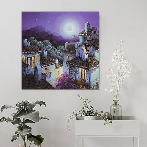 Miniatura 5 de Posters for Room Aesthetic Luis Romero Castle Classic Art Painting Architecture Canvas Wall Art for Art Poster Canvas Painting Decor Wall Print