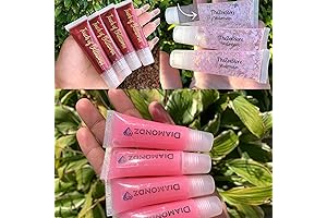 100Pcs Transparent Custom Lip Gloss Labels for Tubes