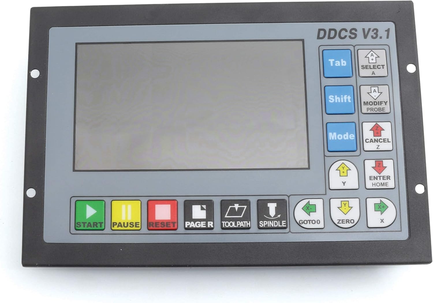 Limited Discount 4 Axis 500Khz Offline Stand Alone CNC Motion Controller System PLC G code Servo/Stepper Motor Control Replace Mach3+100PPR MPG Handwheel with emergency stop for CNC Router Engraving Machine DDCSV3.1