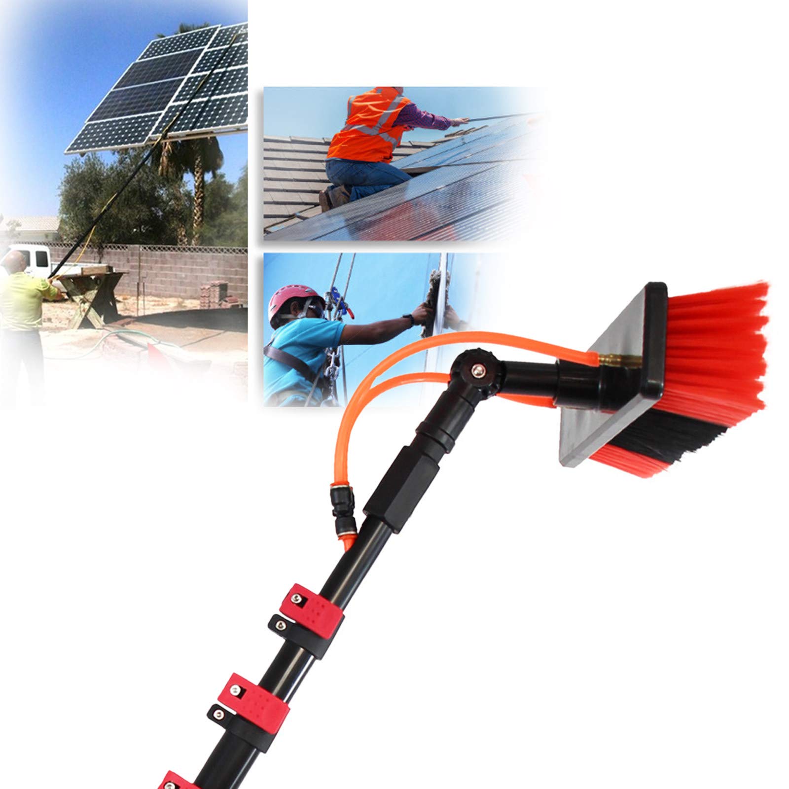 Kit tige d'alimentation en eau 11m pour laver les vitres et photovoltaïques