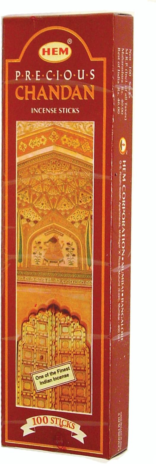 Precious Chandan Incense - Hem Assorted - 100 stick box - Sold in a set of 4 boxes