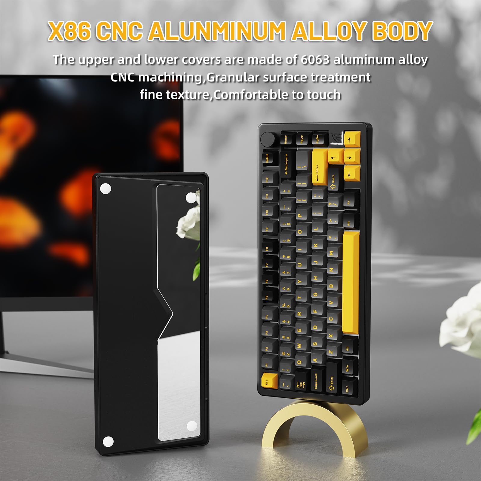 Amazon.com: ATTACK SHARK X86 75% Wireless Mechanical Keyboard