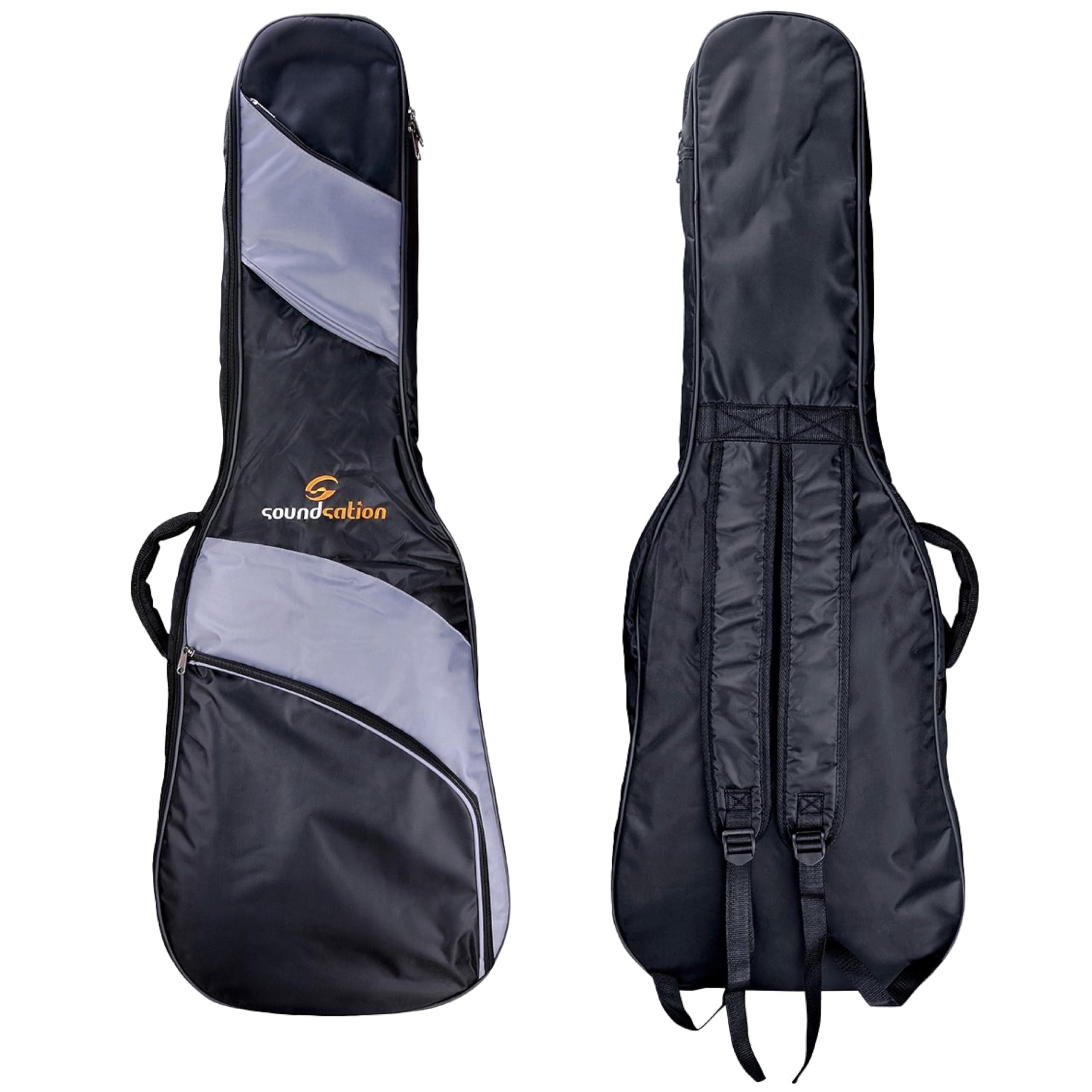 Soundsation PGB EG-5-Custodia per Chitarra Elettrica, Colore Nero/Grigio