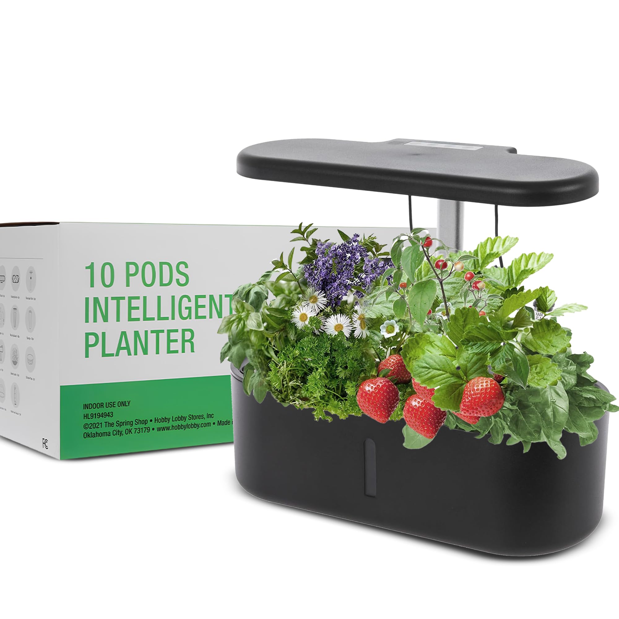 Amazon.com : Smart 10 Pod Herb Garden Planter Indoor Kit for