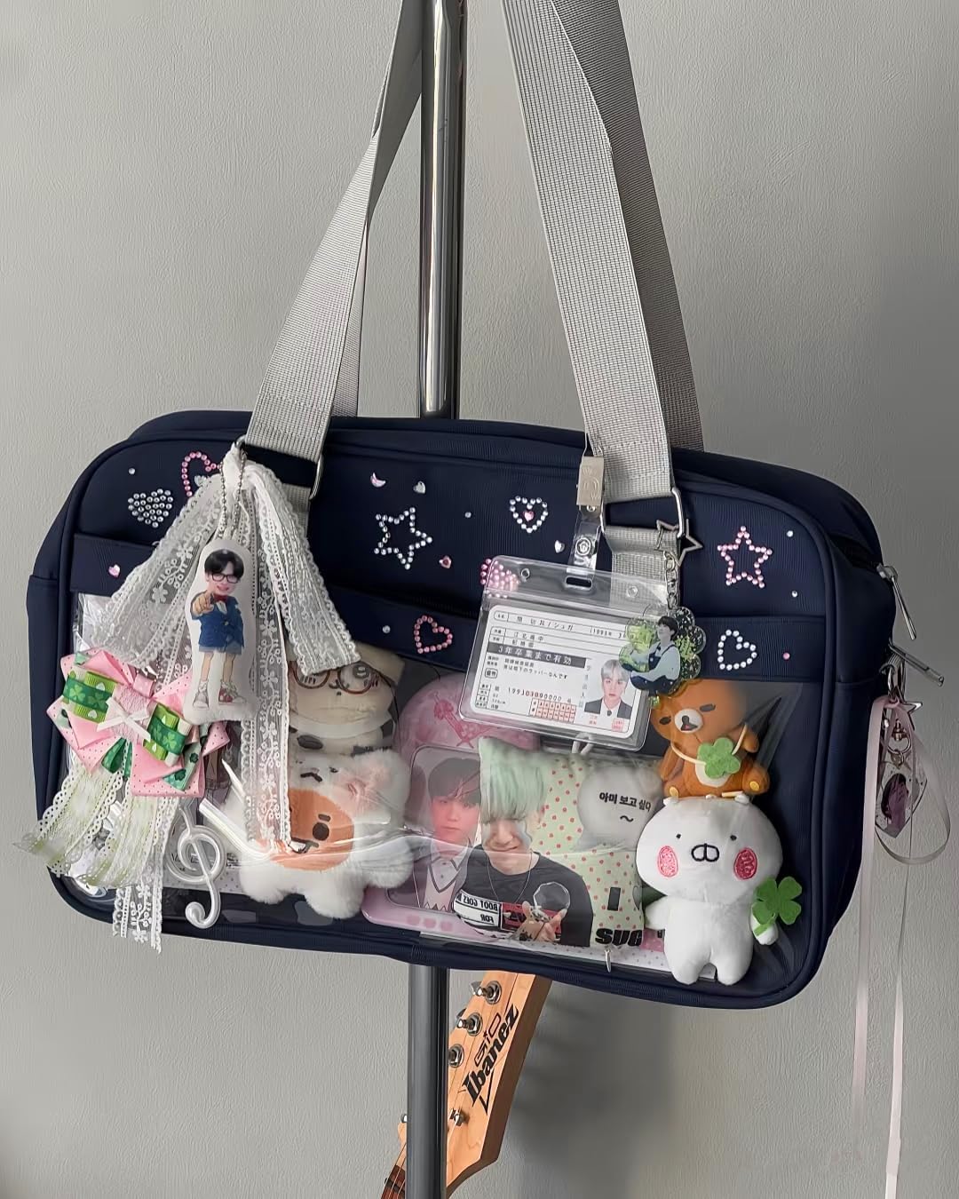 Ita Bag for Kpop Fan Pin Display Ita tote Bag Japanese Anime Shoulder Bag Kawaii Crossbody Bag Cosplay - Image 6