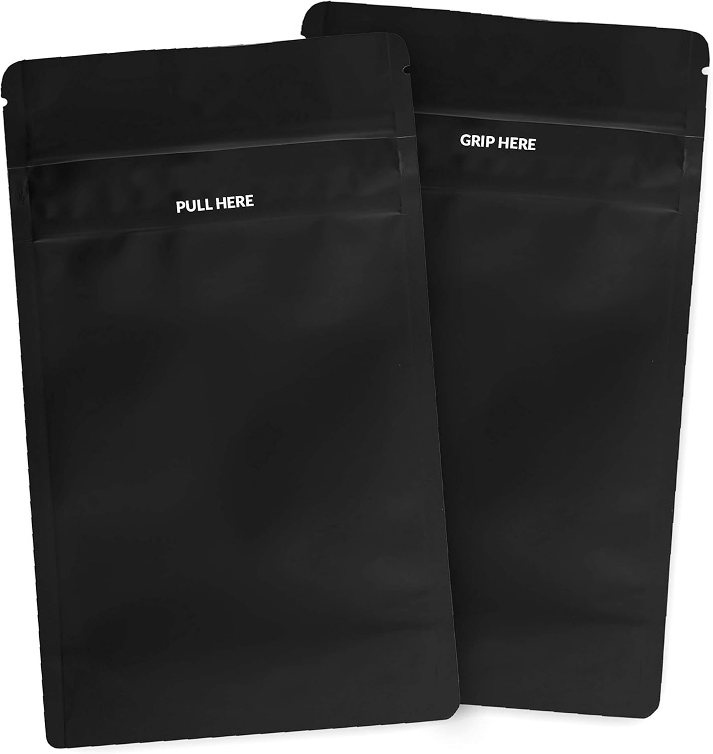Loud Lock Mylar Bags 1000 Count 6.7" x 4" All Black - Child Resistant - Mylar Bags For Food Storage - Resealable Bags