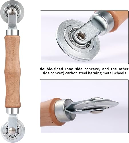 Miniatura 2 de Juego de herramientas de reparación de pantalla 3 en 1, rodillo de pantalla con gancho de rodamiento y extracción y 8 clips de pantalla, para