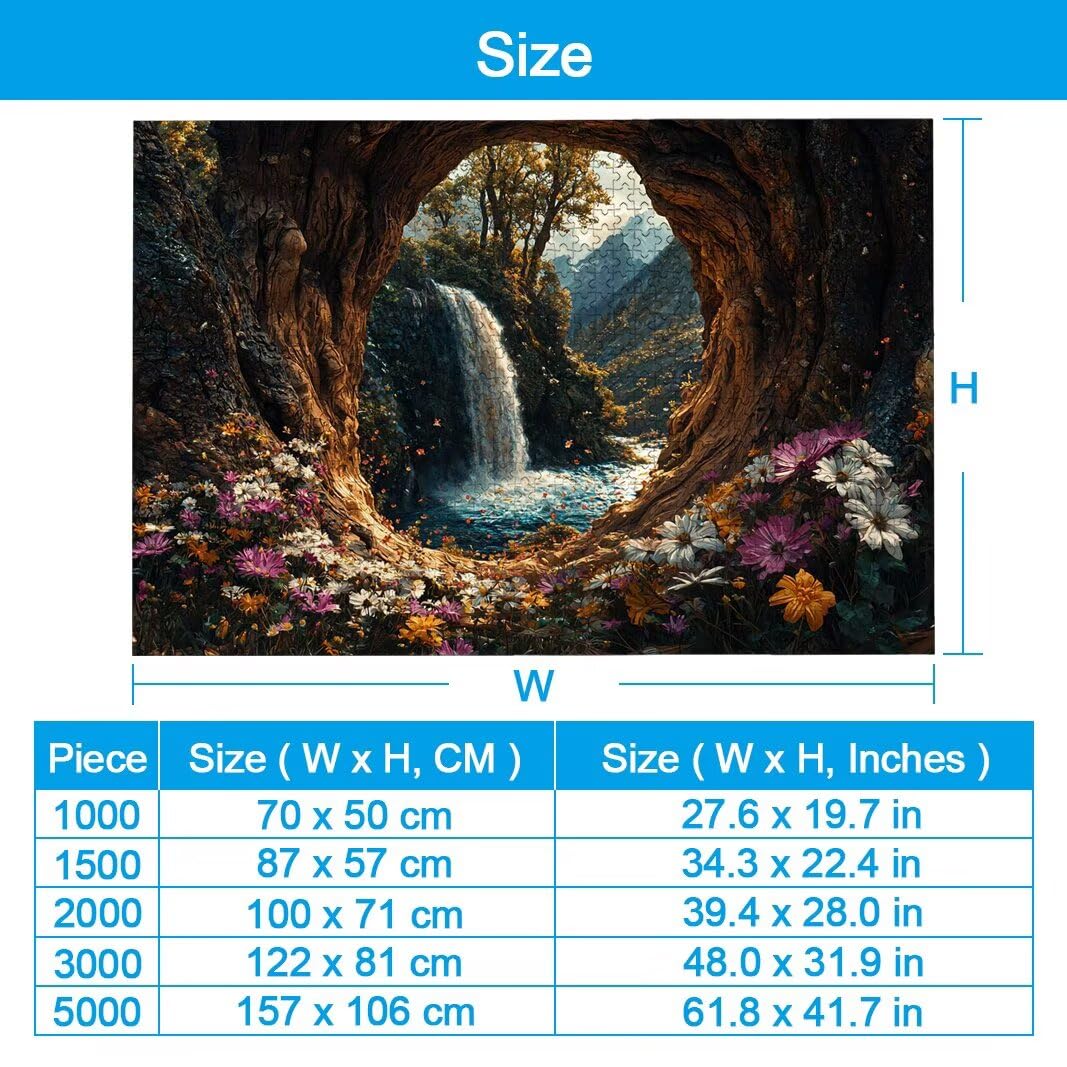 Puzzle spada, Puzzle 5000 sztuk dla dorosłych, prezent dla kobiet/mężczyzn