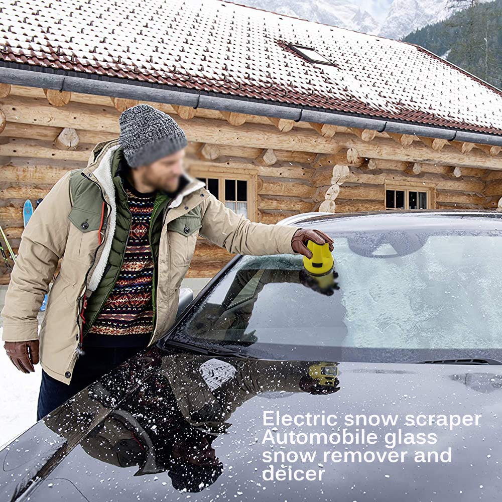 Pelle à Glace Et à Neige Pour Voiture, Outil De Déneigement Pour Pare Brise Avec Manche En Mousse Pour Voitures Suv Et Camions Noir 95627625