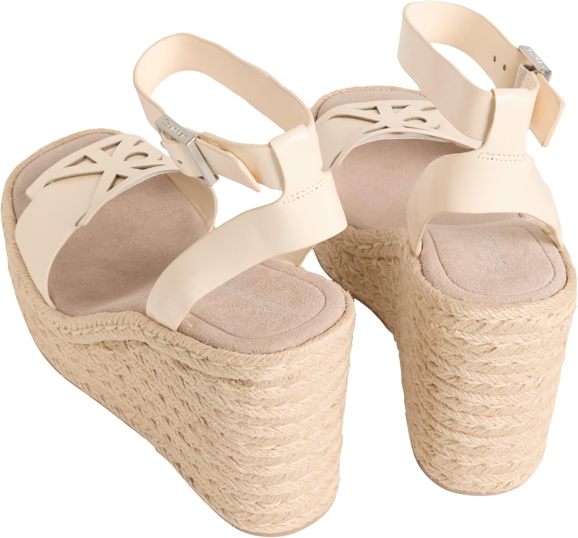 Calvin Klein Wedge Espad 70 Embl LTH Hw0hw02897 Alpargatas de cuñaMujer