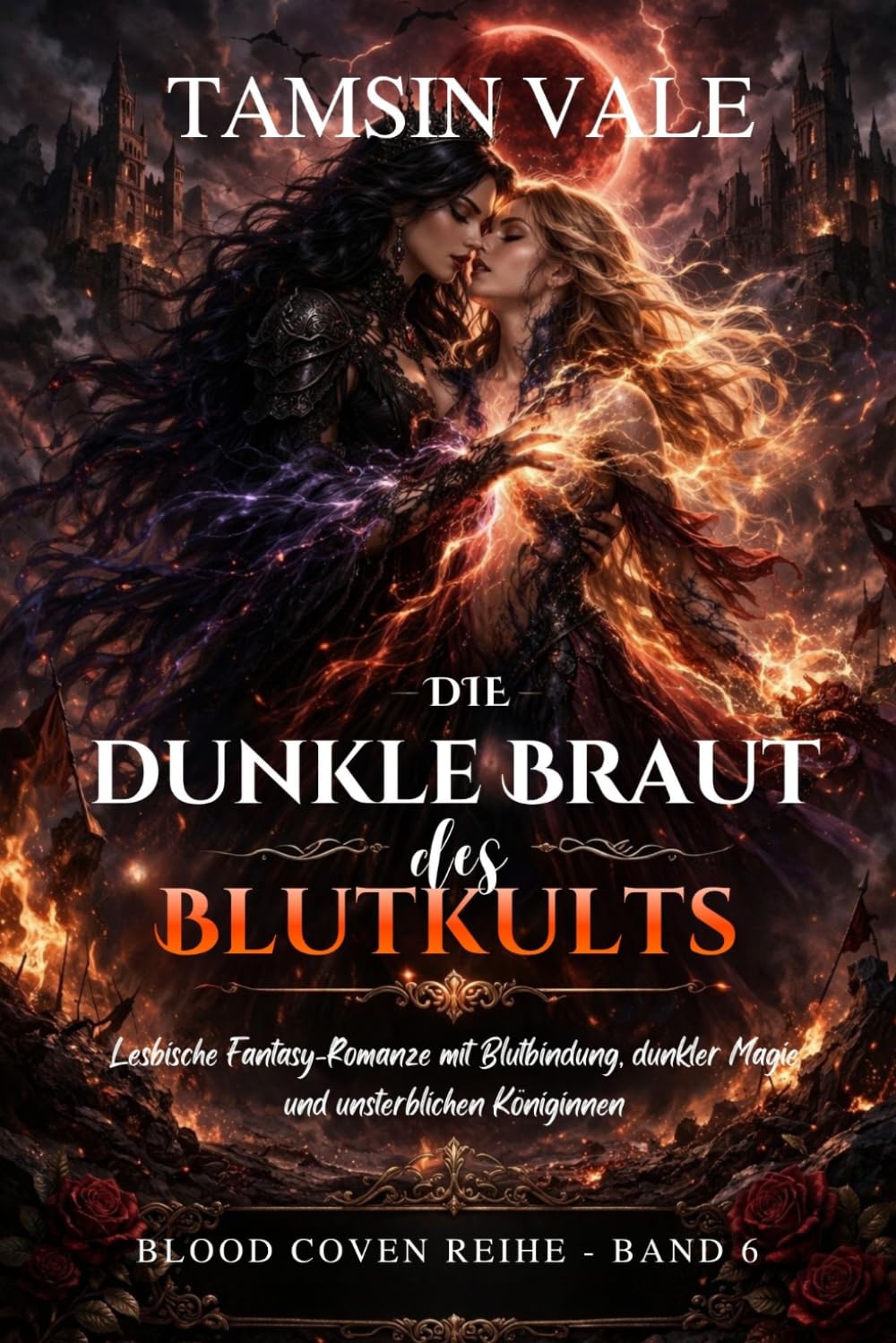 Die dunkle Braut des Blutkults: Lesbische Fantasy-Romanze mit Blutbindung, dunkler Magie und unsterblichen Königinnen (Blood Coven Reihe: Eine düstere lesbische Vampir- und Hexen-Fantasy-Romanze)