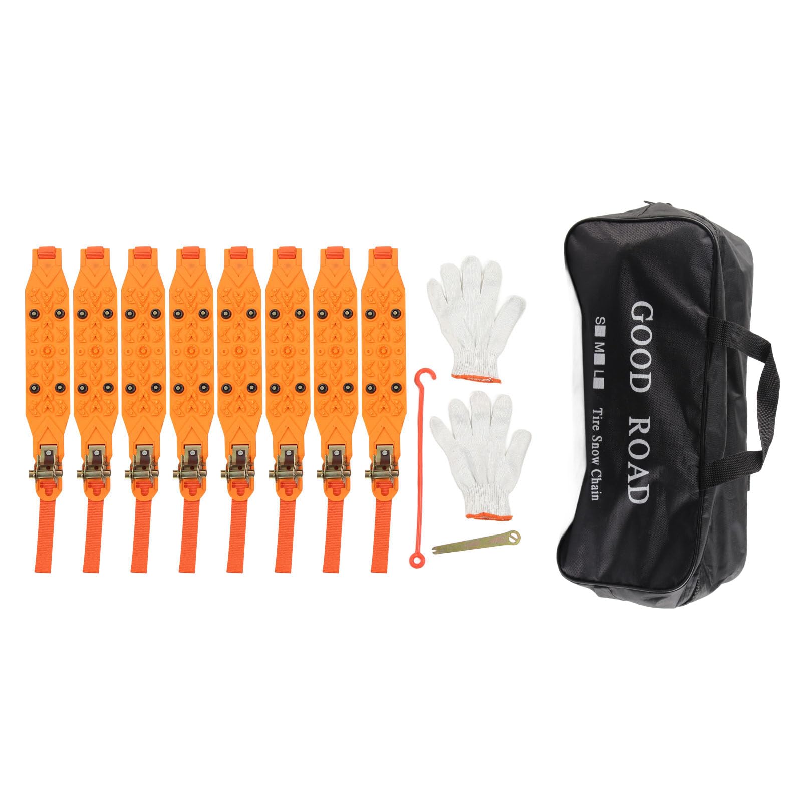 Tbest Łańcuchy śniegowe, Awaryjna przyczepność do Opon 155-266 Mm
