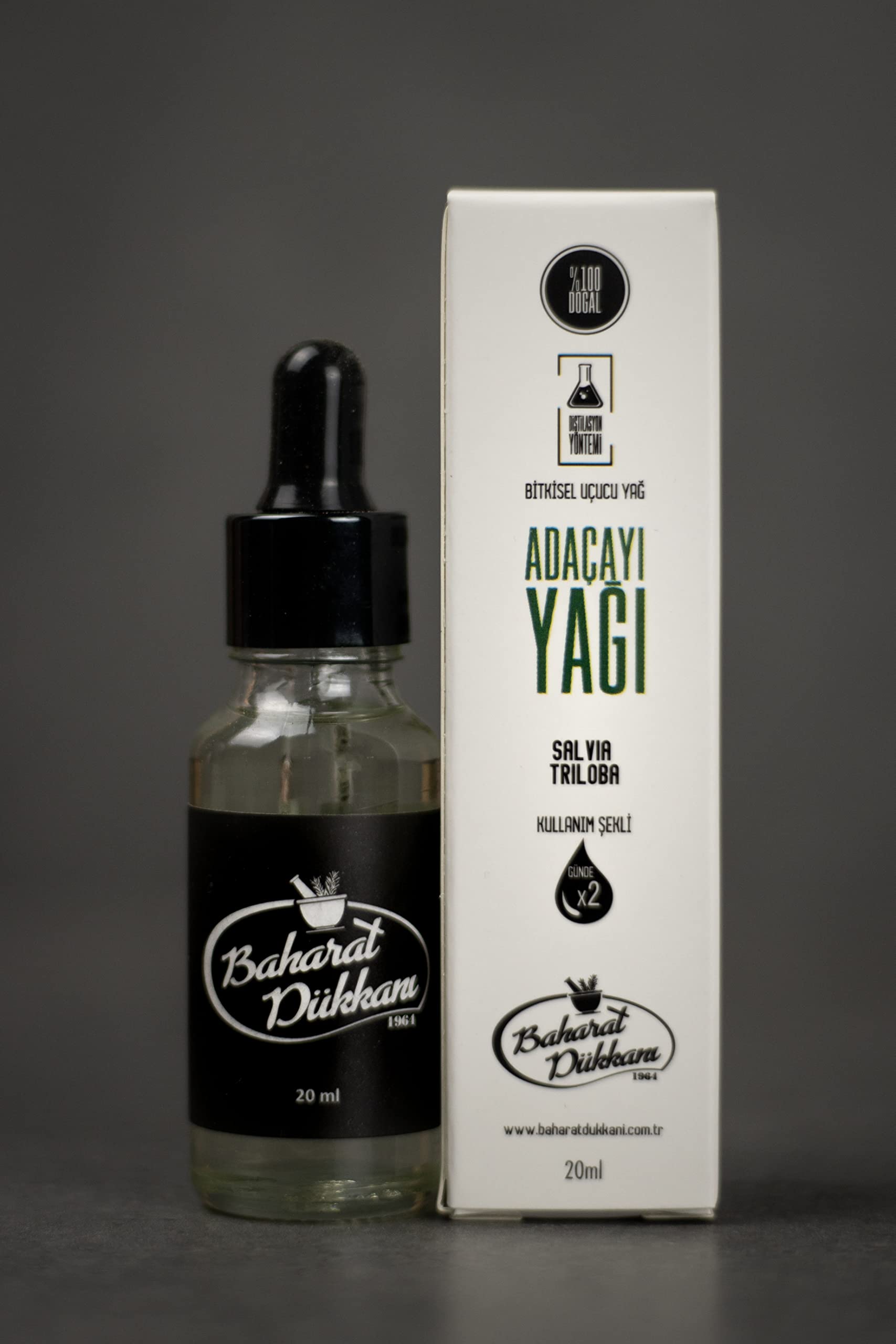 Baharat Dükkanı Adaçayı (acı elma) Yağı 20ml