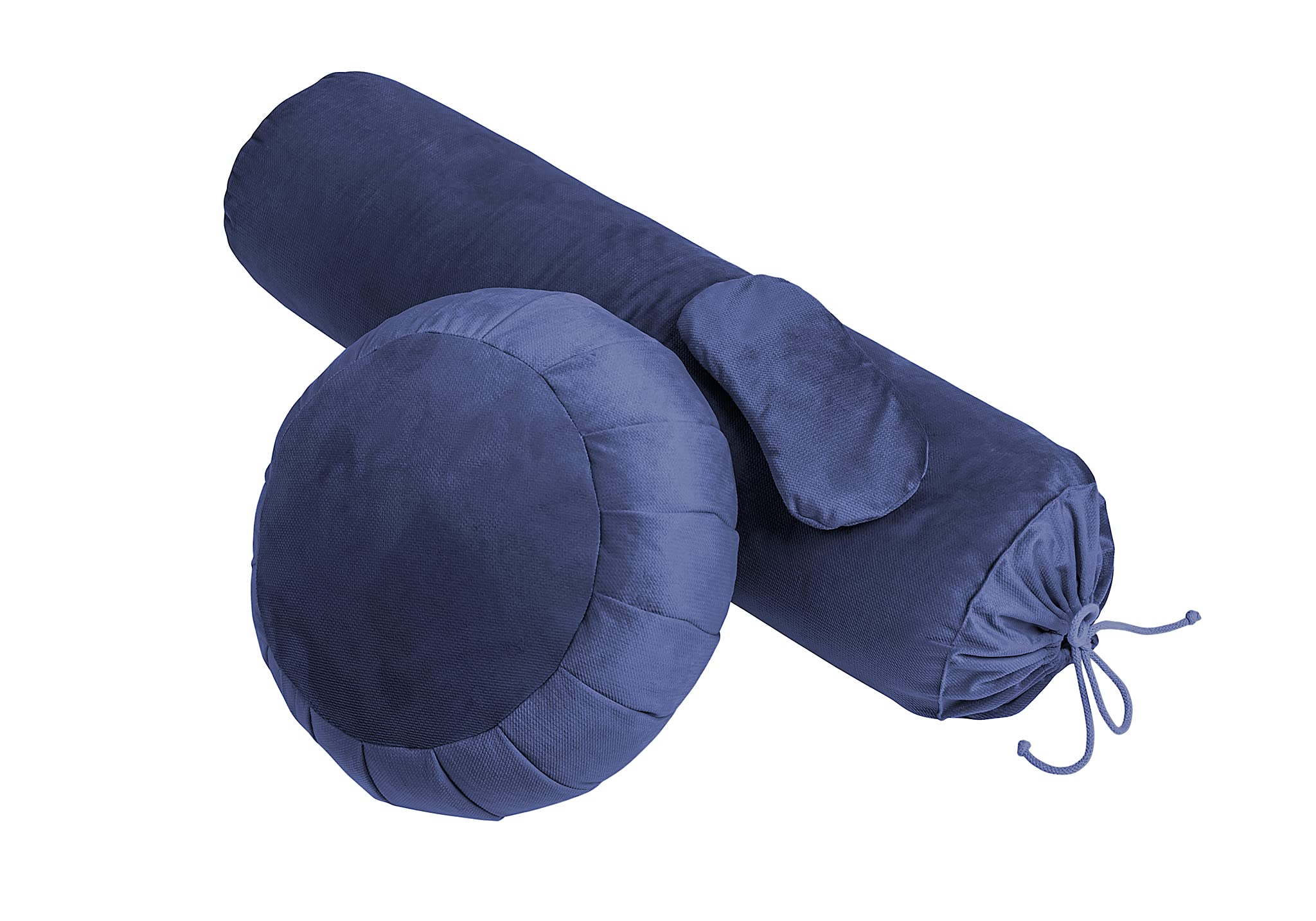 Yoga Set Yogabolster Zafu Kissen Augenkissen Buchweizen Leinsamen Füllung Samtoptik Meditationskissen Yogakissen Yogarolle Night Sky