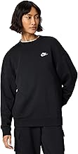 Nike Women's Sportswear Club Fleece Loose Crew-Neck Sweatshirt