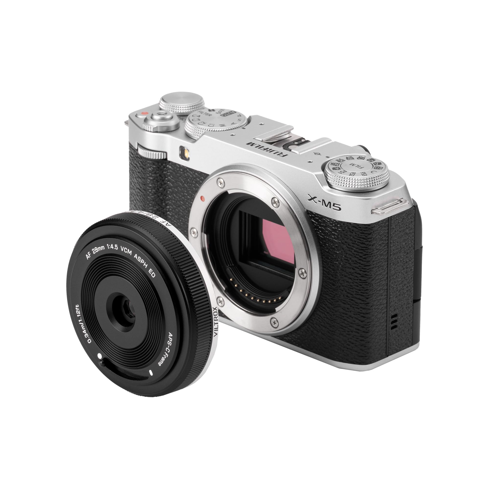 FUJIFILM XM5、VILTROX AF 28mm F4.5 XFセット Amazon.com : VILTROX 28mm F4.5 Pancake Lens for Fuji, Chips