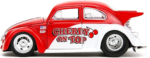 Miniatura 4 de Punch Buggy Slug Bug 124 1959 Volkswagen Drag Beetle - Coche fundido a presión, juguetes para niños y adultos