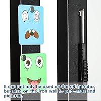 Vista 6 de DIYMAG 60 piezas de pequeños imanes de neodimio para refrigerador, imanes de botón mini de tierras raras para oficina, pizarra, cocina, maestros