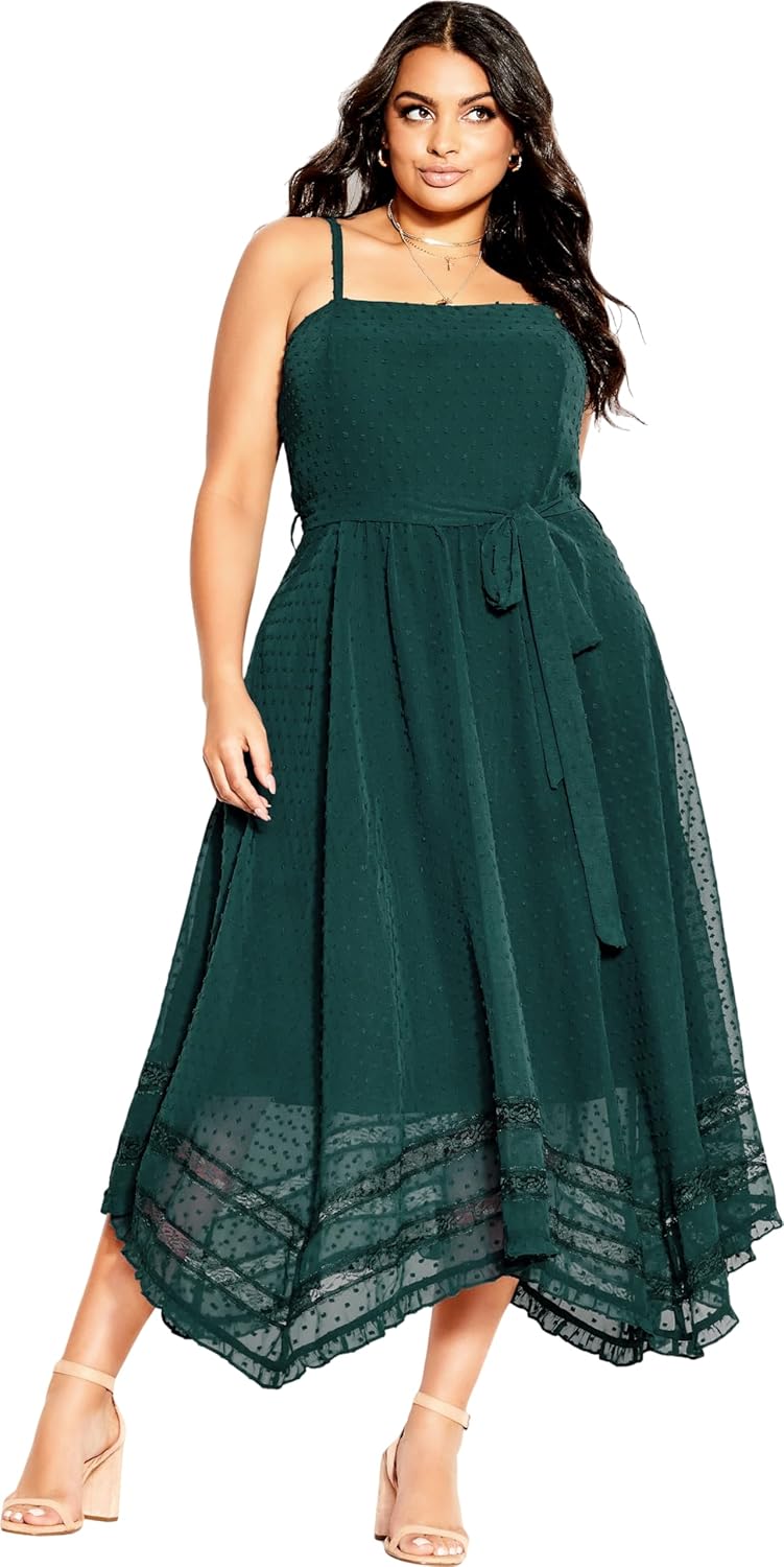 City Chic Women's Plus Size Cocktail Dress - Flirty Nature