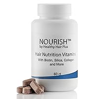 Vista 2 de Vitaminas nutritivas para el cabello NOURISH - Haz crecer un cabello más largo y fuerte