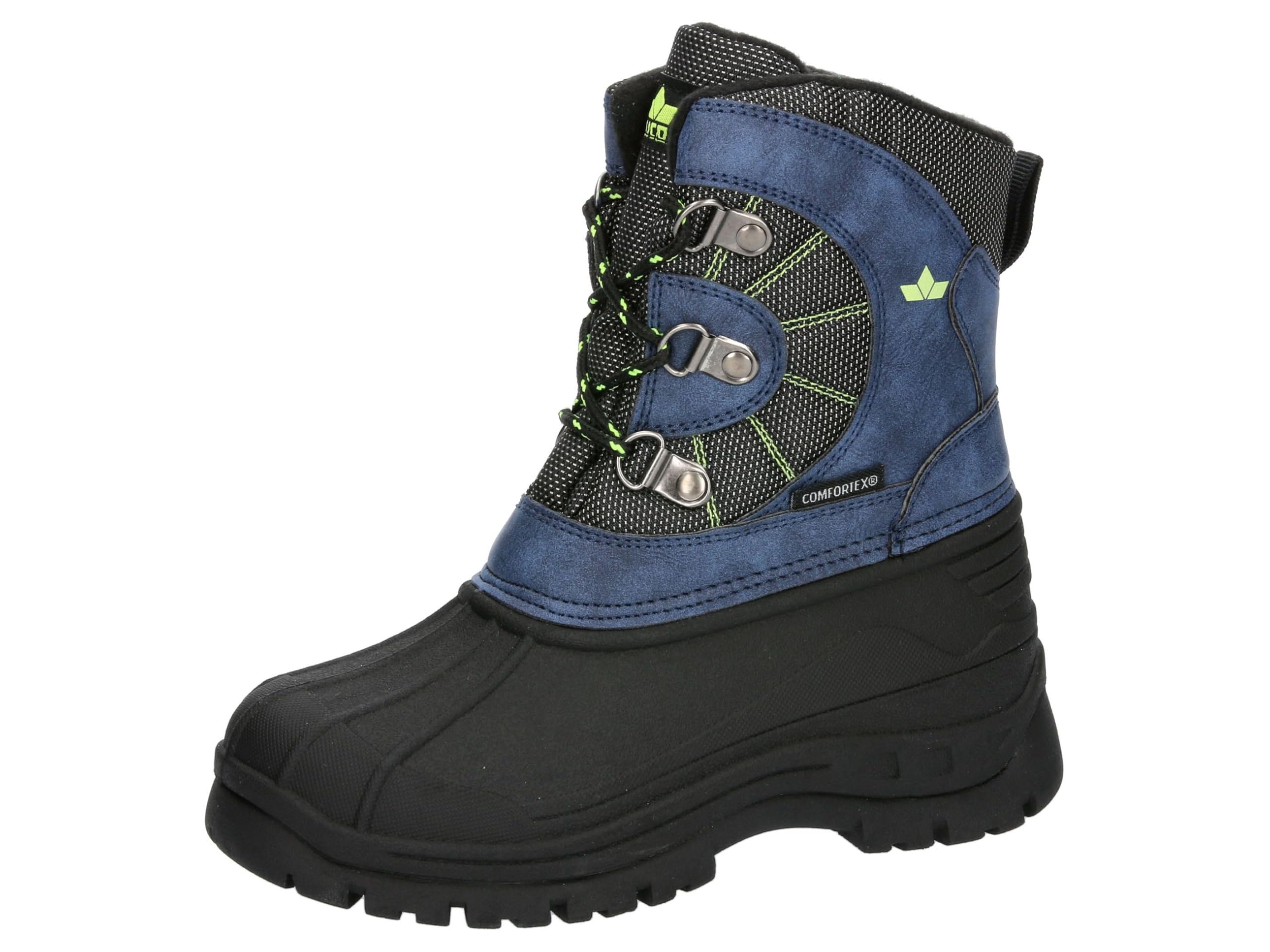 Lico Boys Arino Snow Boots Blue Size: 3.5 UK