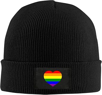 LGBT Gay Pride Flag Unisex Warm Winter Wool Hat Knit Beanie Skull Cap