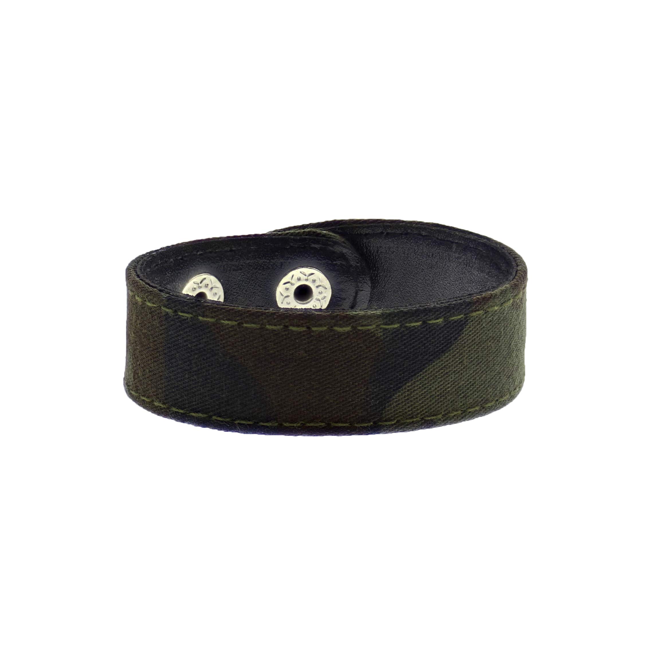 Zac's Alter Ego Narrow Army Green Camouflage Bracelet