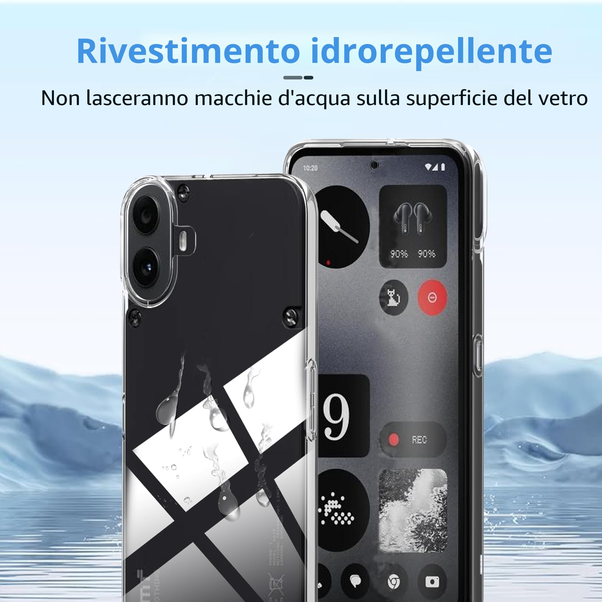 iVoler Cover Trasparente Anti Ingiallimento per CMF Phone 2 Pro, [Antiurto di Grado Militare] HD Chiaro Custodia con Assorbimento degli Urti e Sottile Anti-Graffio Rigida Bumper Case