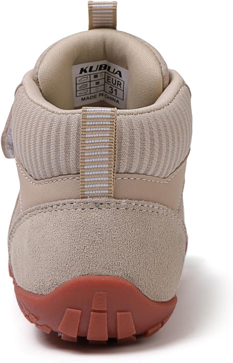 KUBUA Kids Barefoot Shoes Boys Girls High Top Minimalist Zero Drop Sneakers for Tennis Walking Hiking Athletic Little Big Kid - Image 7
