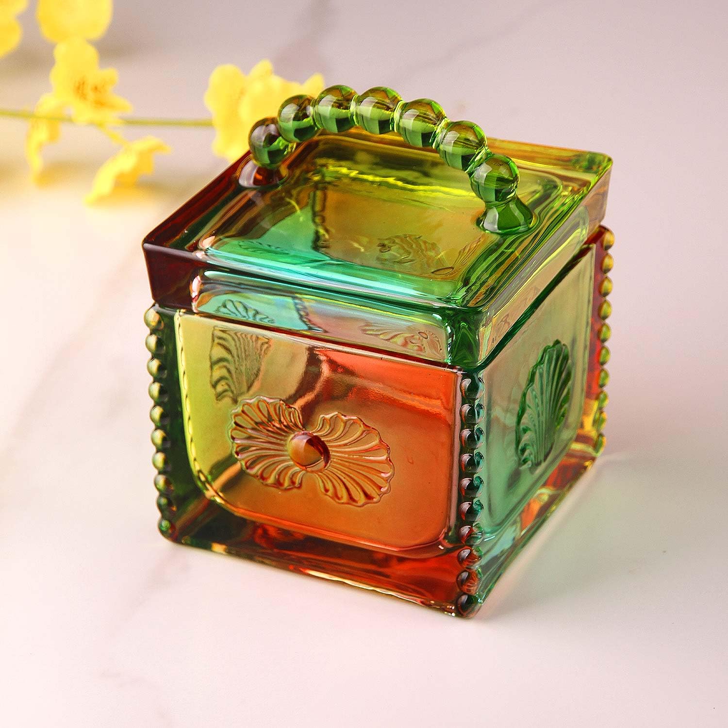 Crystal Glass Cookie Jar - ZRO-099 -5