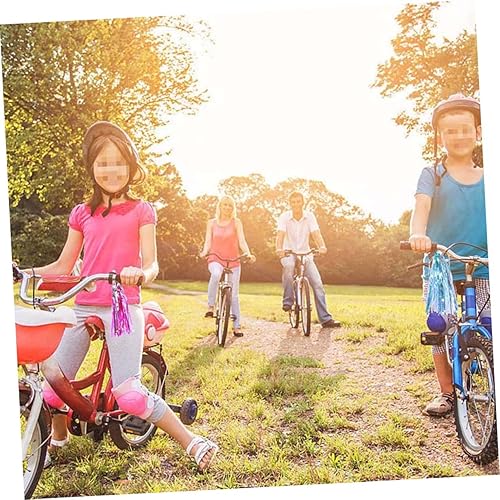 Miniatura 3 de VICASKY Manillar Streamers 4 unids Scooter Cinta Decoración Grips Cinta Rosa Borlas Cinta Borla Bicicleta Borla s Scooter Borlas Niños Bici S Fringe