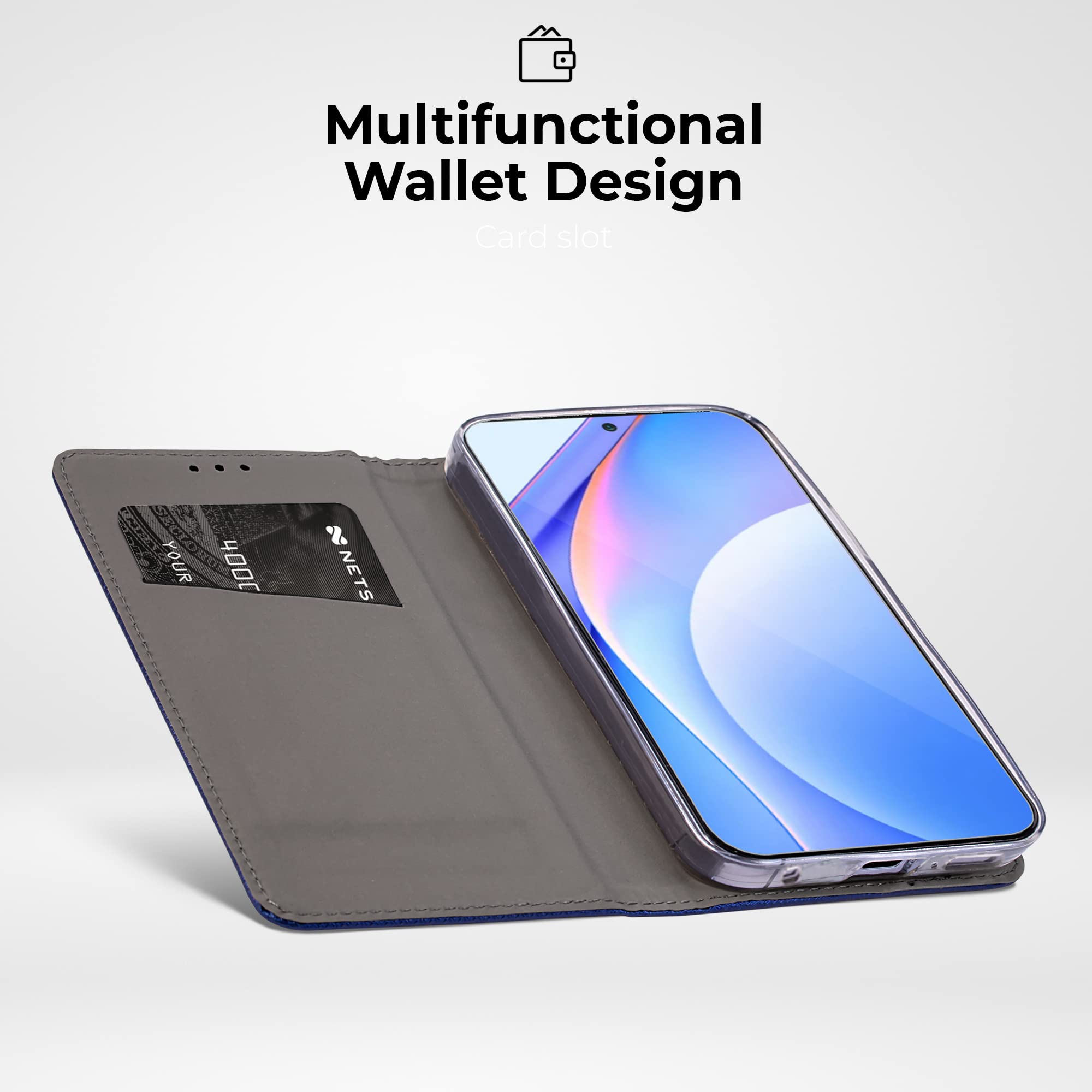 Flip Cover Custodia Magnetica per Xiaomi Mi 11 Lite / 5G / NE Portafoglio Libro