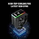 Ant Esports V4 Digital CPU Air Cooler CPU Fan with LED Temperature Display & ARGB|90mm FAN| Support Intel - LGA1851 / 1700/1200 AMD - AM5 / AM4 gallery image