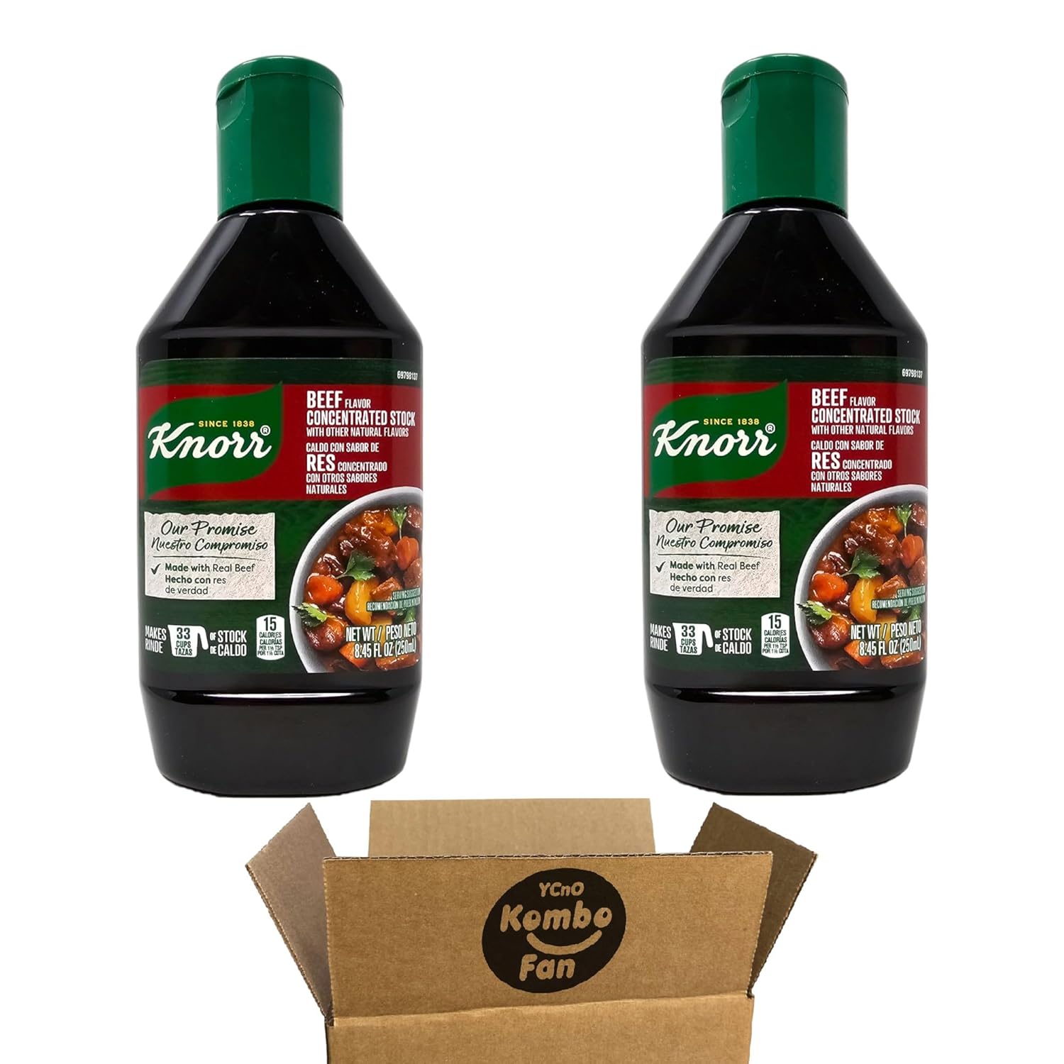 (Pack of 2) Knorr Beef Concentrated Stock (8.45 fl oz Each