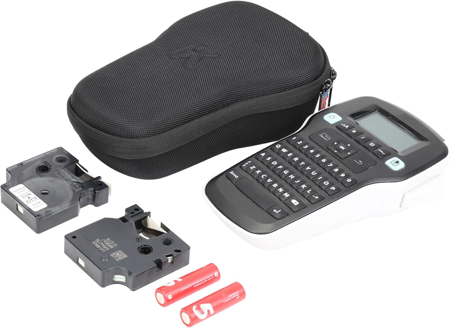 khanka Hard Travel Case Replacement for DYMO Label Maker | LabelManager 160 / 160E Portable Label Maker (Black)