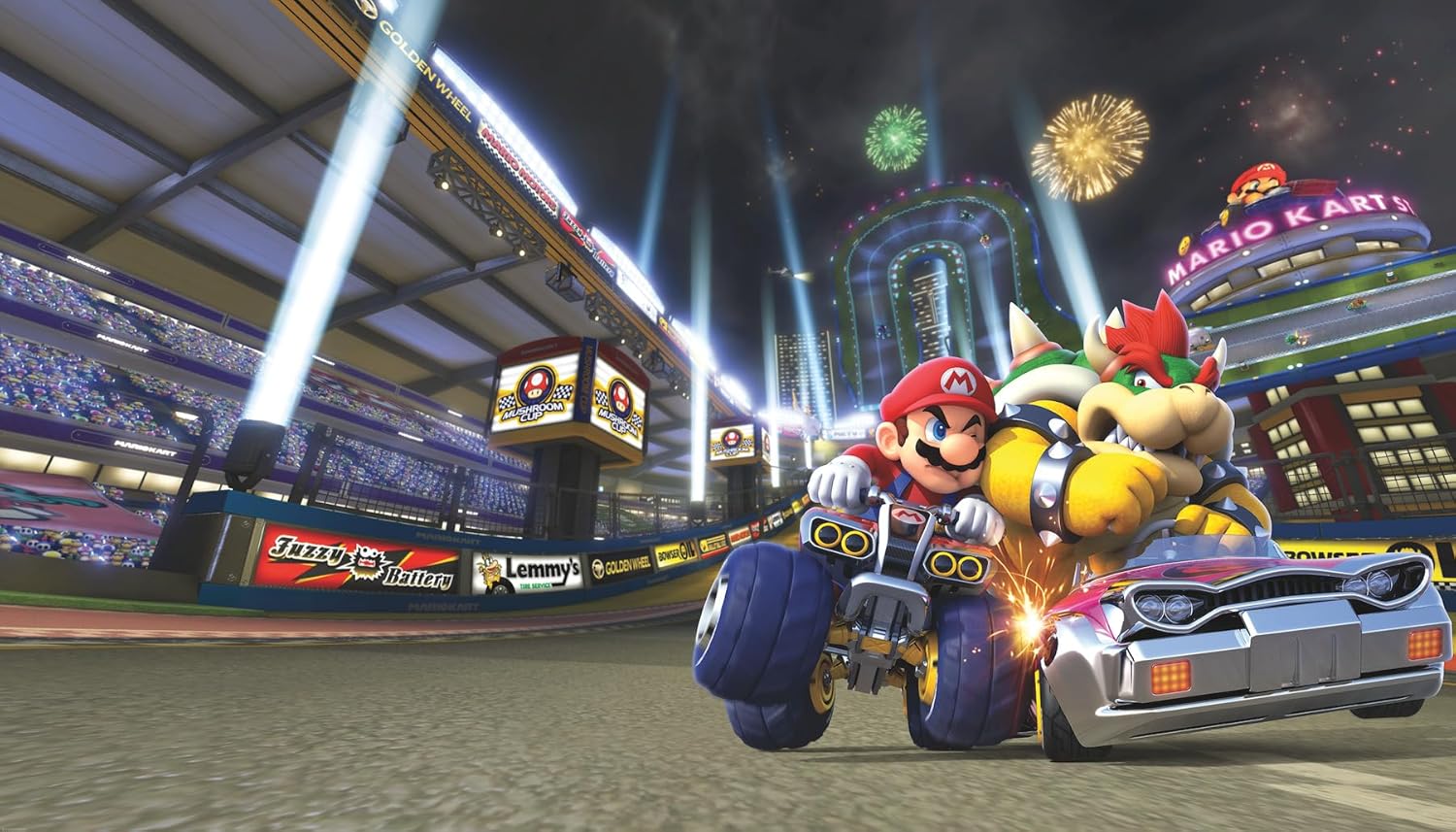 RoomMates Nintendo - Mario Kart 8 XL Chair Rail Wall Mural
