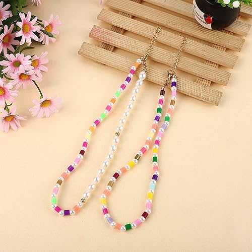 Miniatura 5 de SUNNYCLUE 610 cuentas Heishi de vinilo degradado de 10 hebras de la serie azul, cuentas cilíndricas de arcilla polimérica hecha a mano de arcilla