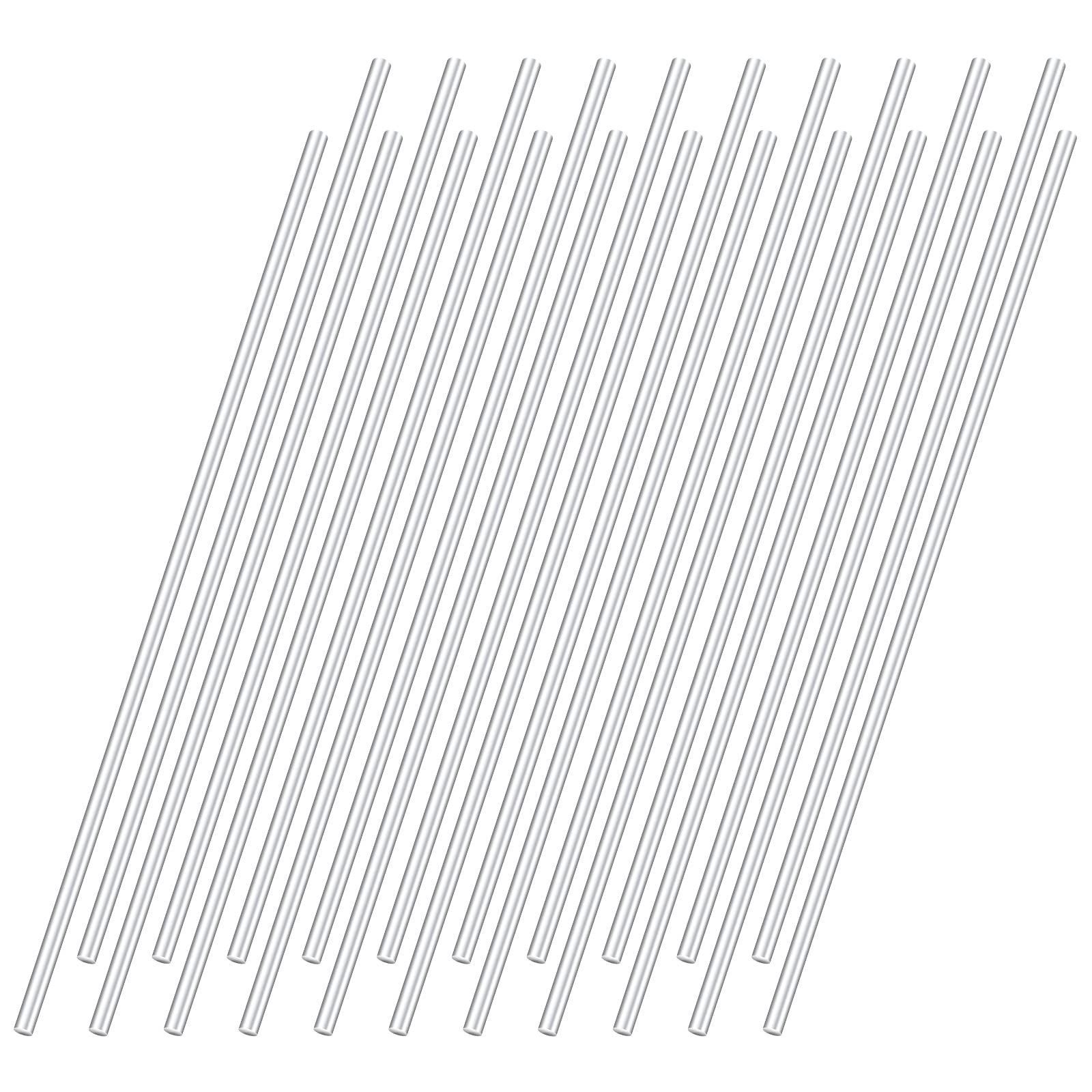 20 Pieces 1/4" Aluminum 6061 Round Rod Solid Extruded Rod 13" Long（+0/-.05"）& .25" Diameter (1/4x13inch, 20)